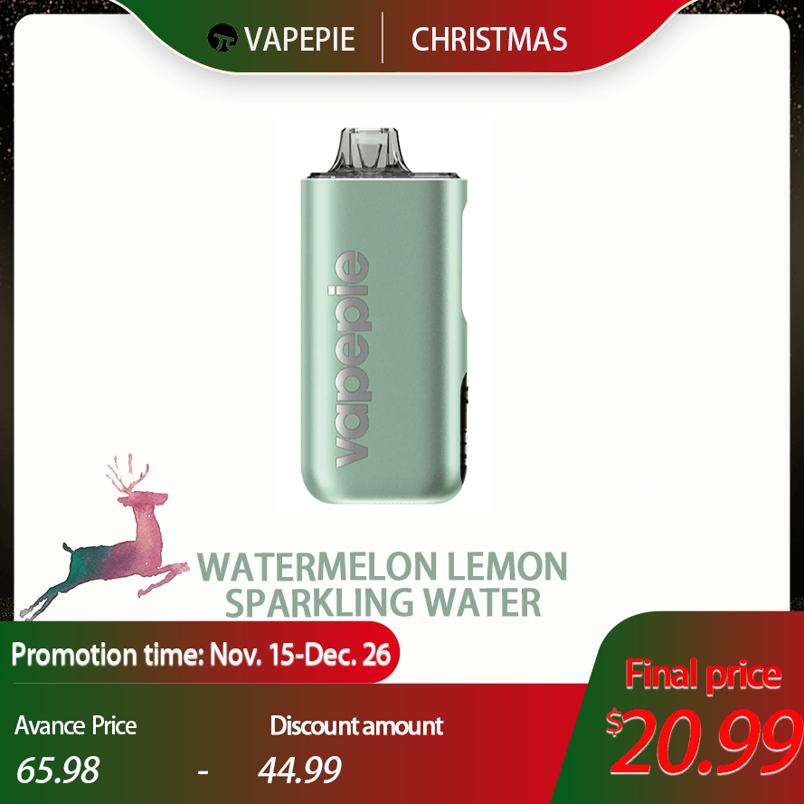 VAPEPIE MAX 40000 PUFFS WATERMELON LEMON SPARKLING WATER