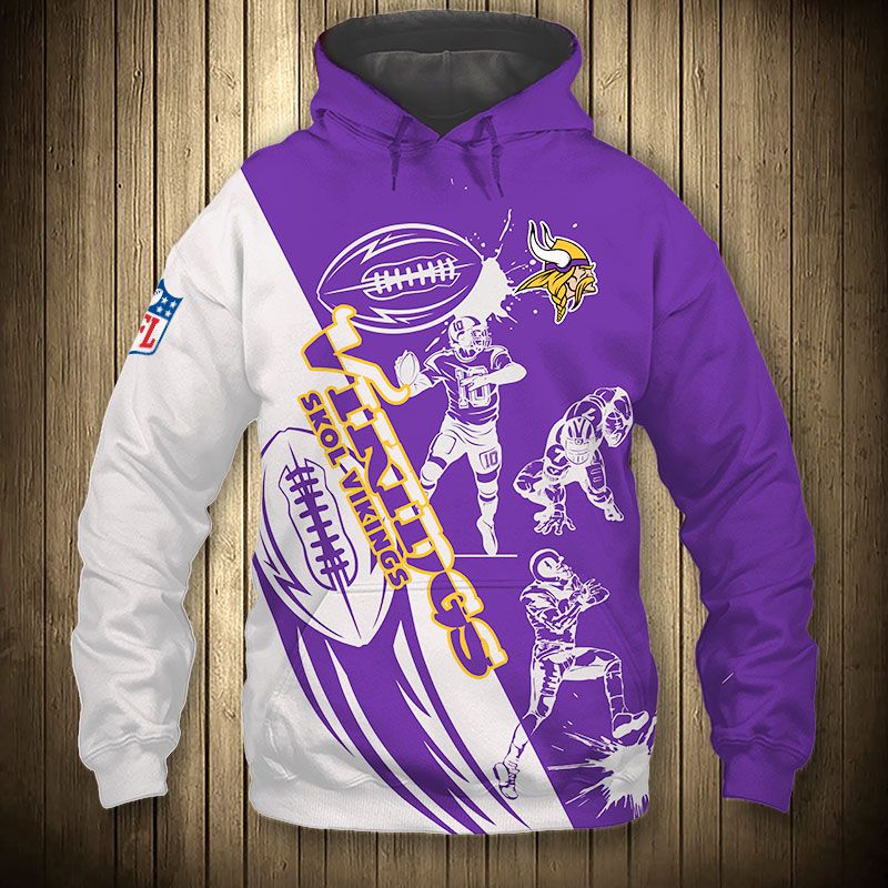 MINNESOTA VIKINGS 3D HOODIE MMVV005