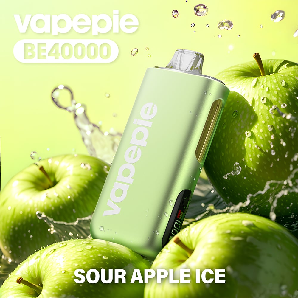 SOUR APPLE ICE & VAPEPIE Max 40000 PUFFS