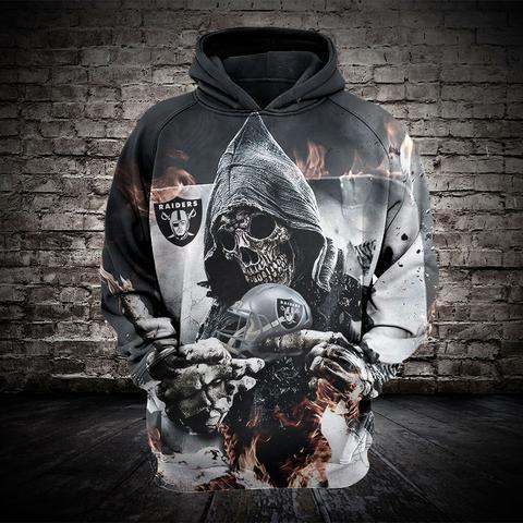 RAIDERS 3D HOODIE UNIQUE 123