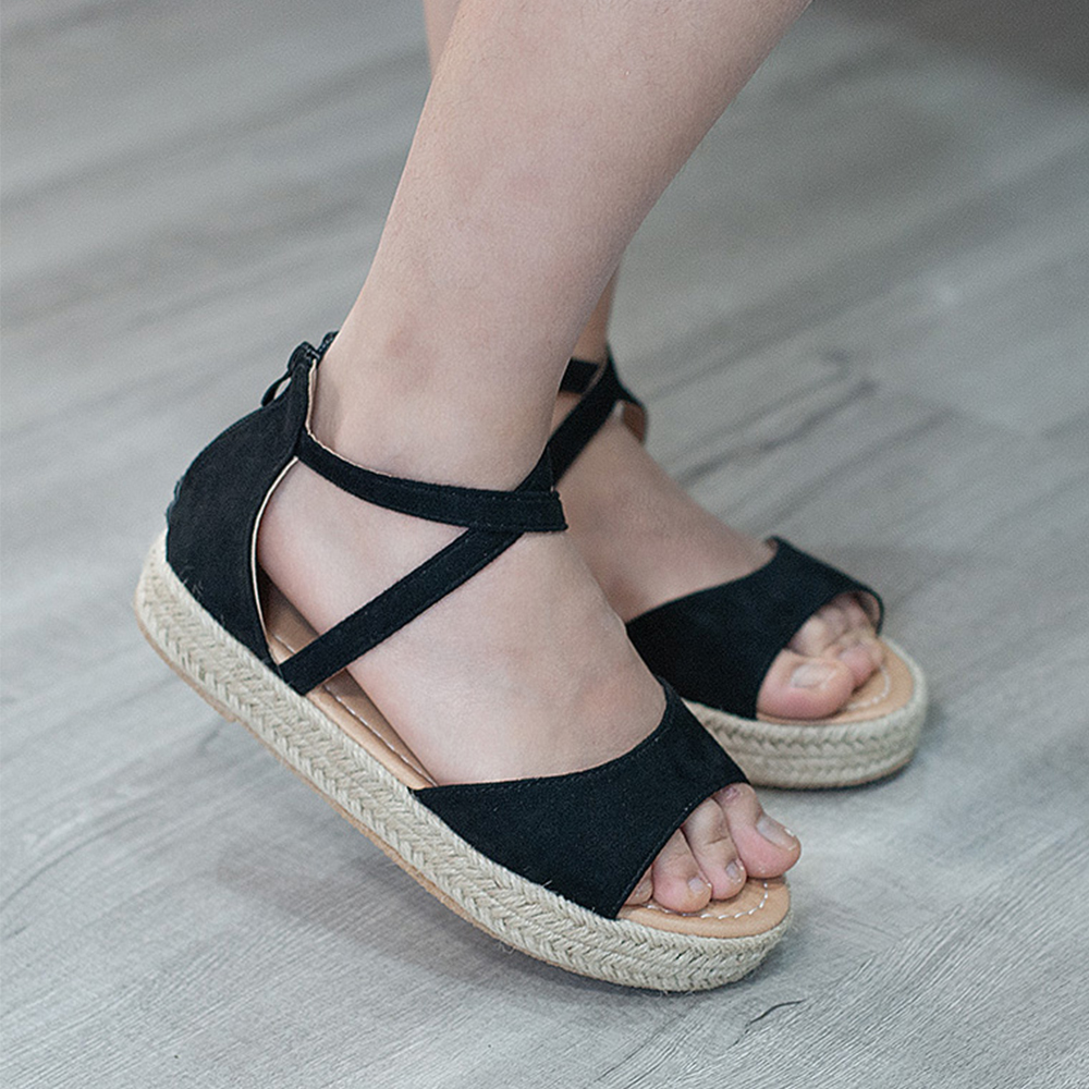 Castillotigo™ Nuevas sandalias de tela con plataforma