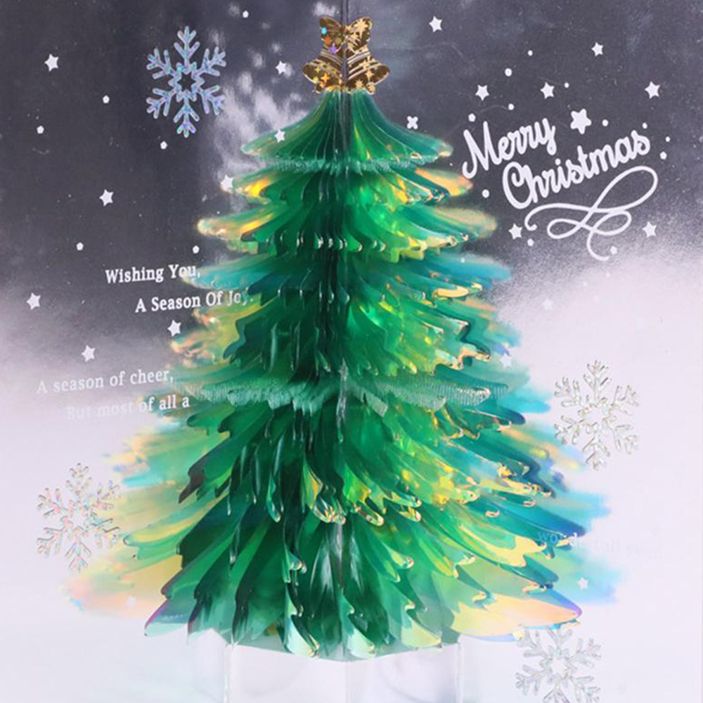 Higomore™ 3D Crystal Greeting Card Christmas Tree & Castle Best Birthday Gift