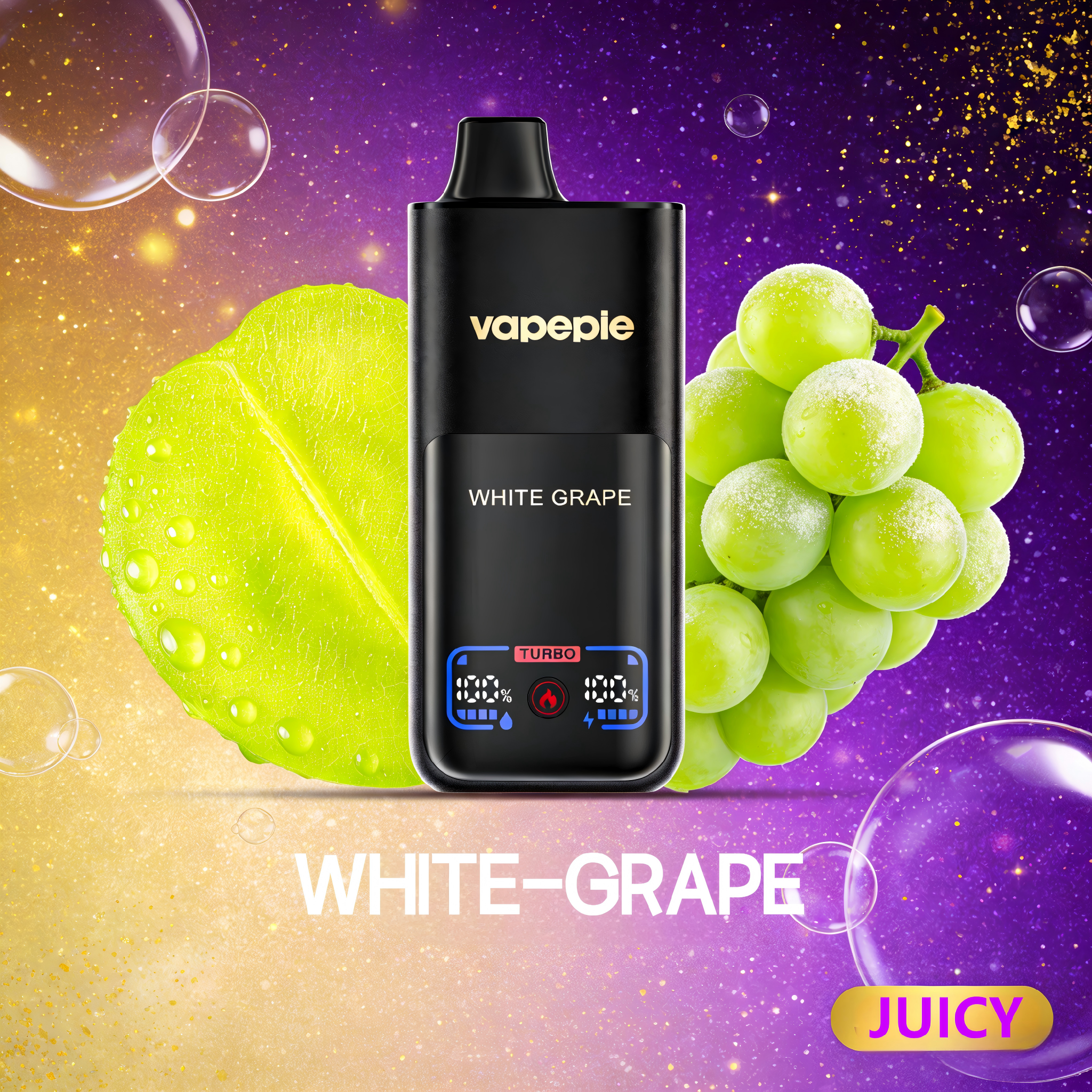 [Buy One, Get One Free]  VAPEPIE White Grape Vape 70000 Puffs