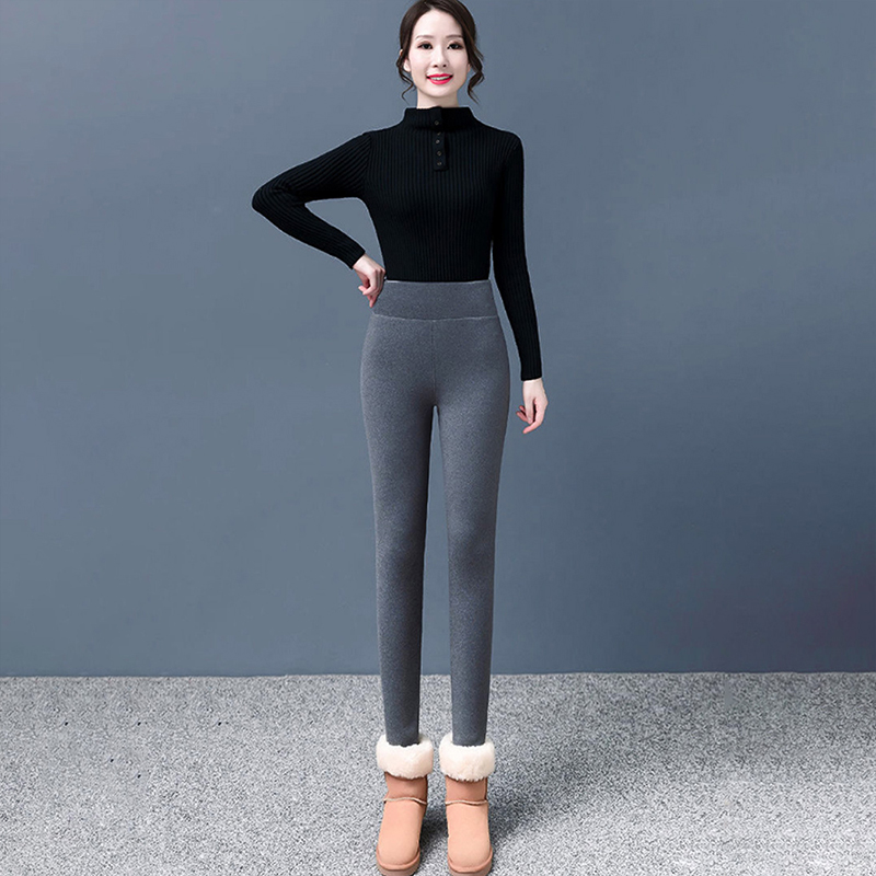 Castillotigo™ Leggings de terciopelo de cordero de otoño e invierno