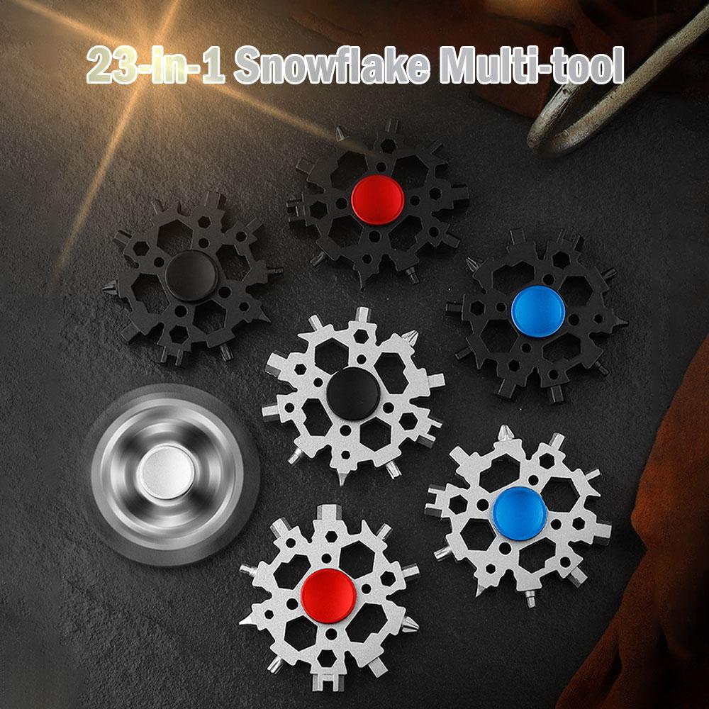 Higolot™ 23-in-1 Snowflake Multi-tool with Fidget Spinner