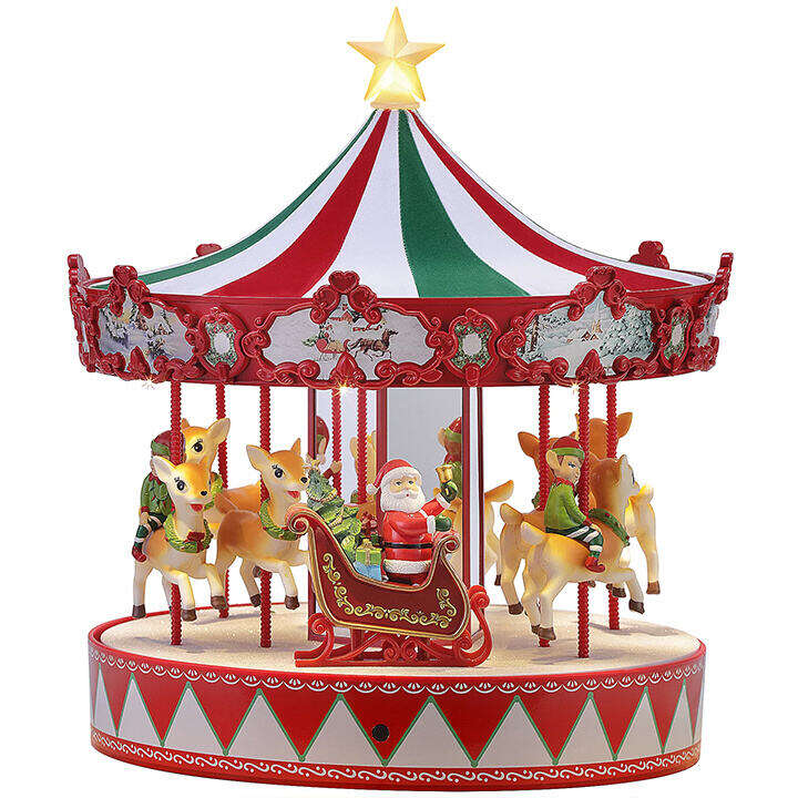 💝Último día Compre 1 y llévese 1 gratis-Mr. Christmas Very Merry Carousel