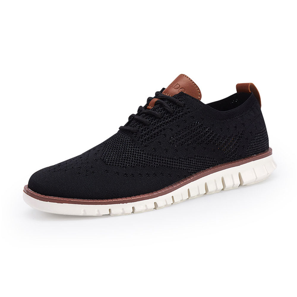 Castillotigo™ Nuevos zapatos casuales planos con cordones de punto vintage para hombre