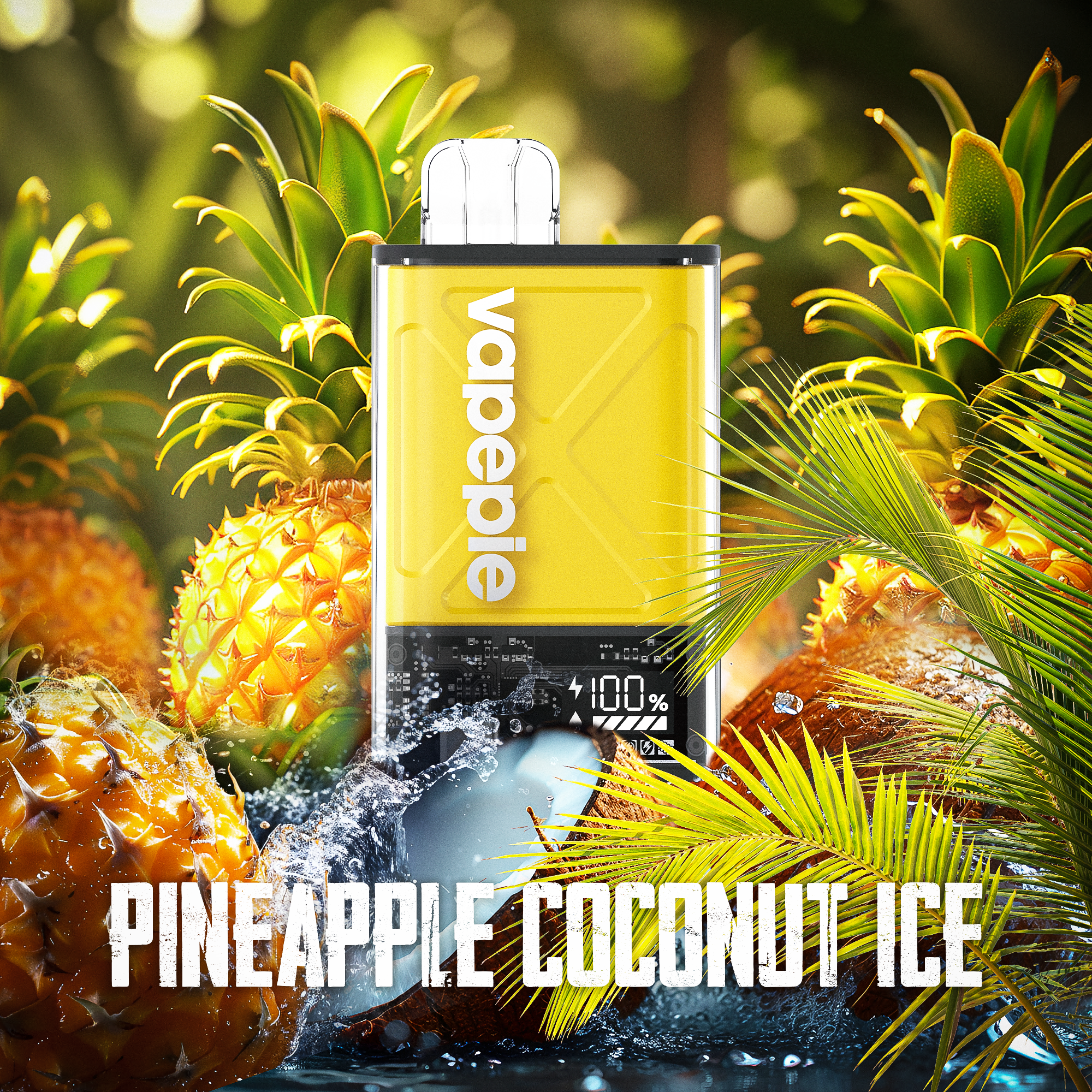 Pineapples Coconut Ice&VAPEPIE Ultra 12000 PUFFS