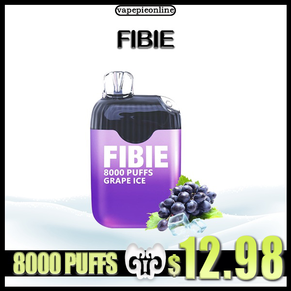 FIBIE  8000 Puffs Disposable Vapor Wands (15 Flavors Collection)