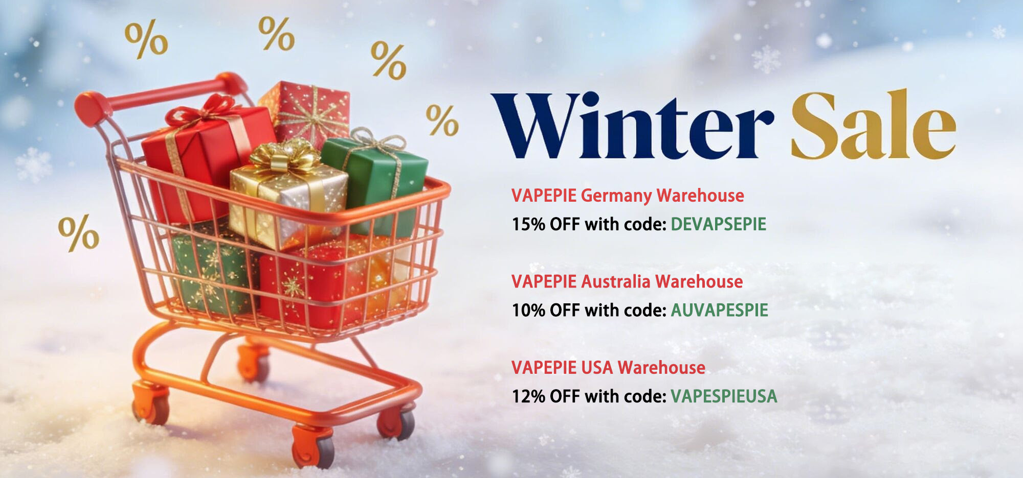 VAPEPIE Winter Sale