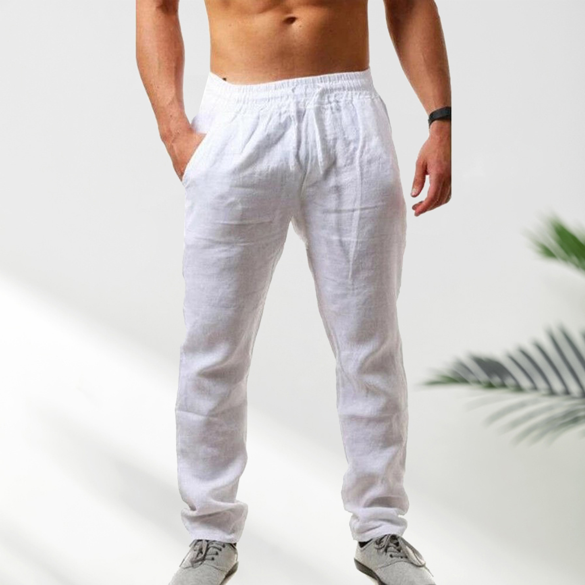 Castillotigo™ Pantalón de lino transpirable para hombre