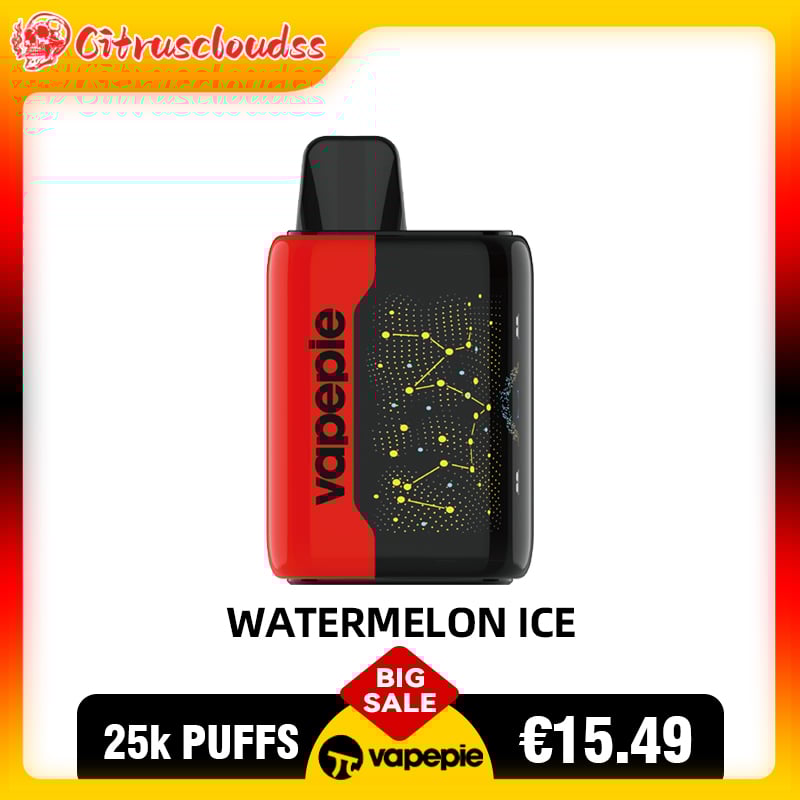 STRAWBERRY PUNCH  & VAPEPIE 25000 PUFFS - Star Sky Curved Screen