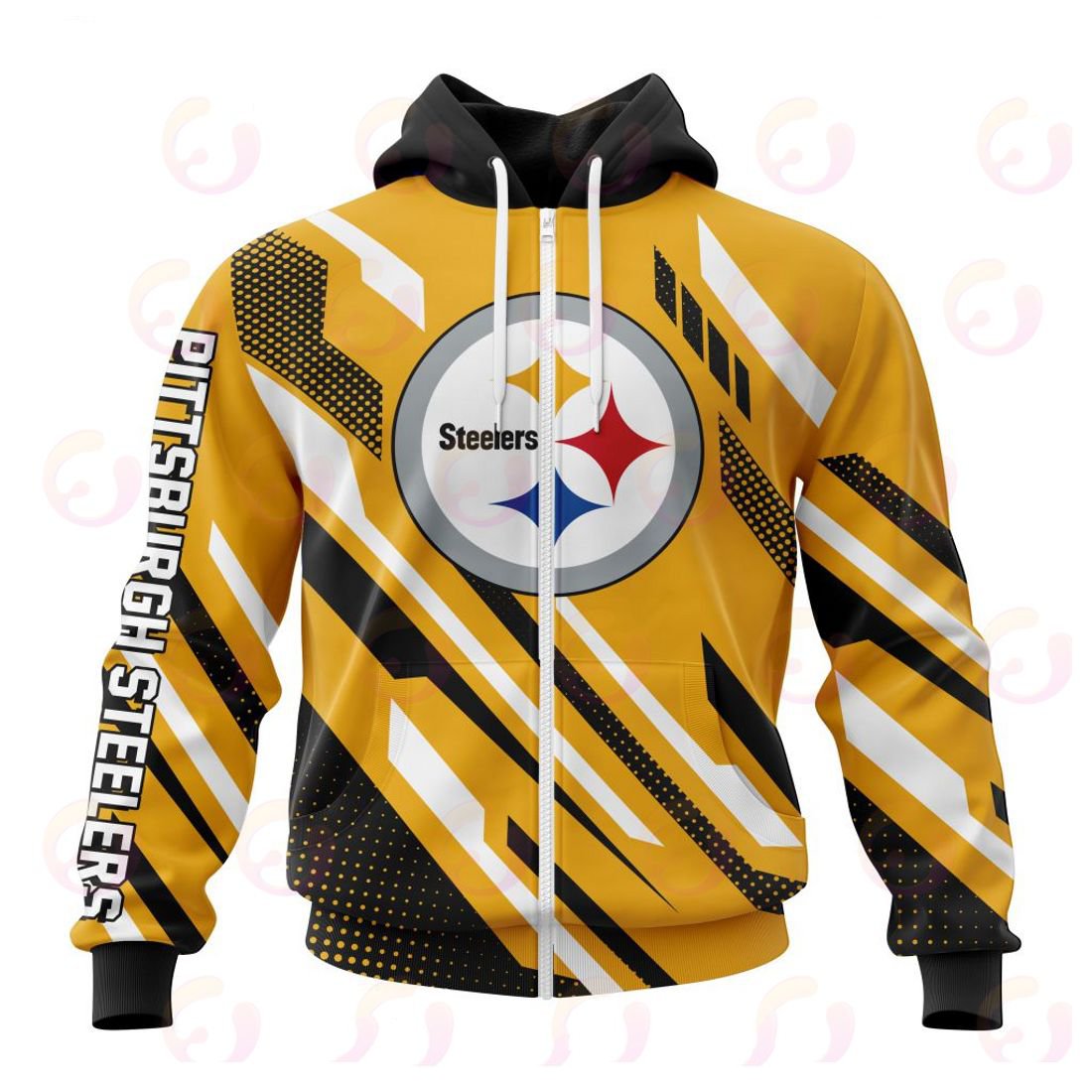 PITTSBURGH STEELERS 3D HOODIE SPECIAL MOTOCROSS CONCEPT