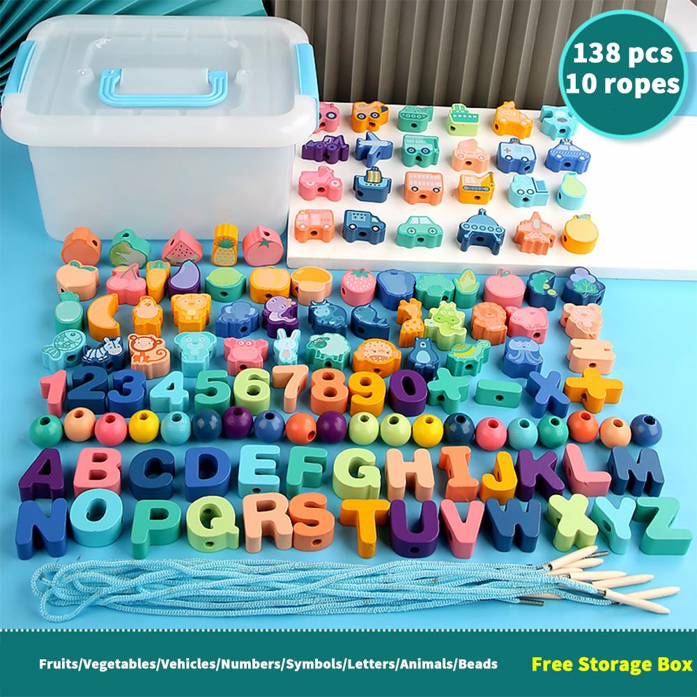 Higomore™ Educational Lacing Beads-Free Storage Box
