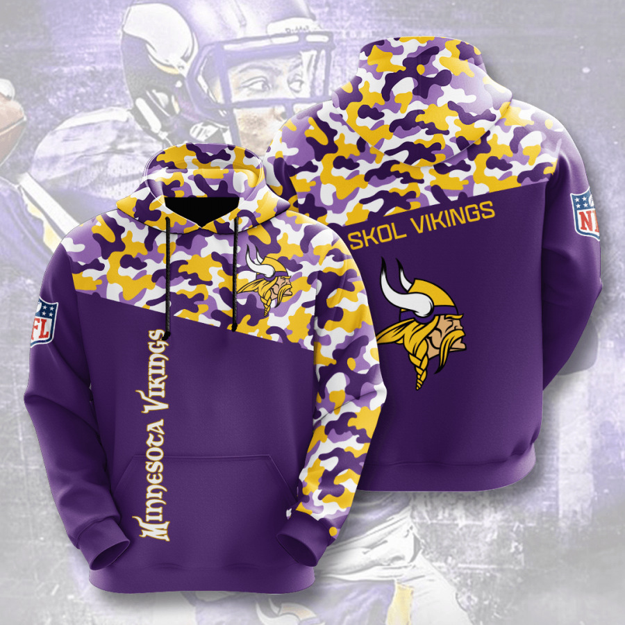 MINNESOTA VIKINGS 3D HOODIE MM1