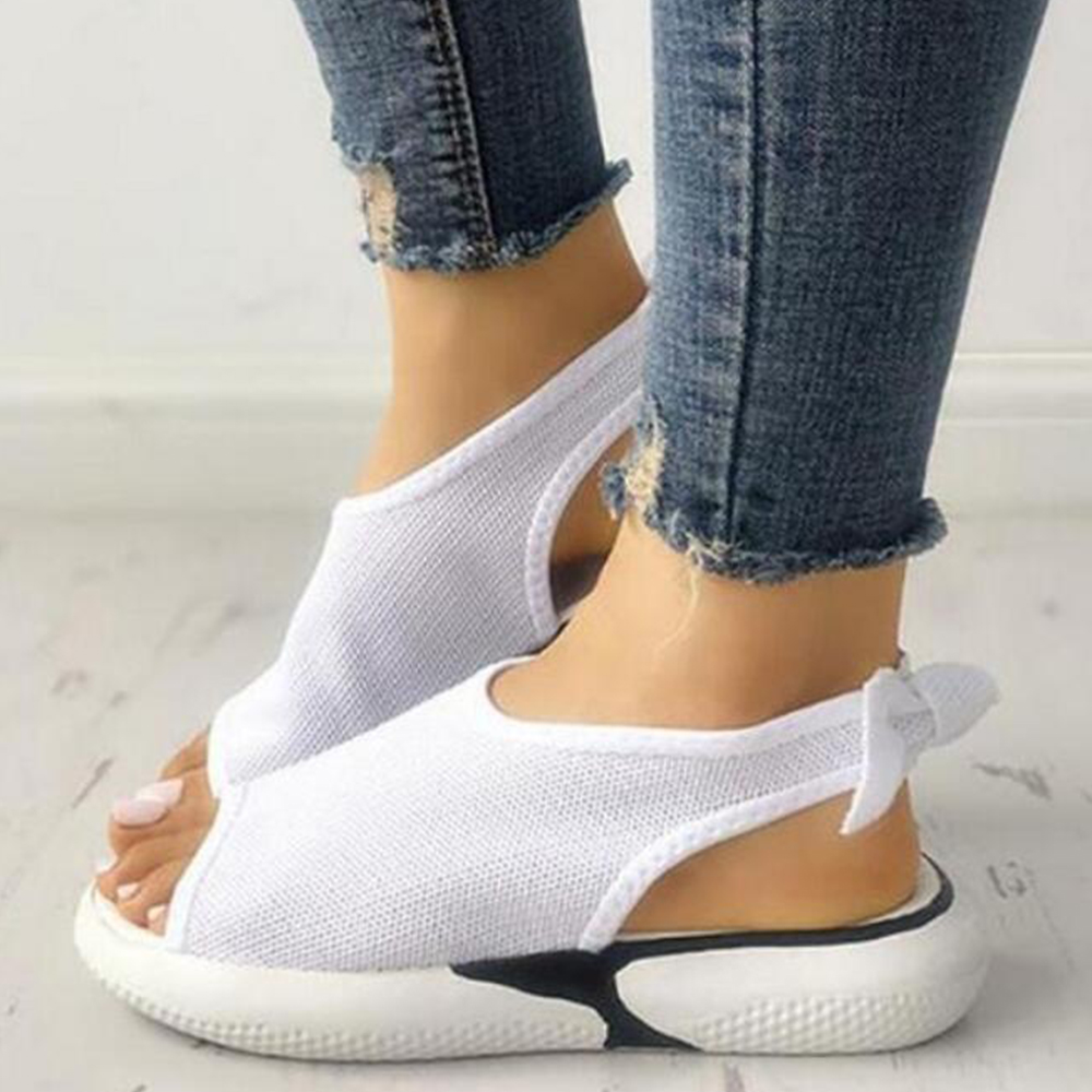 Castillotigo™ Nuevas sandalias de lazo de color sólido de verano