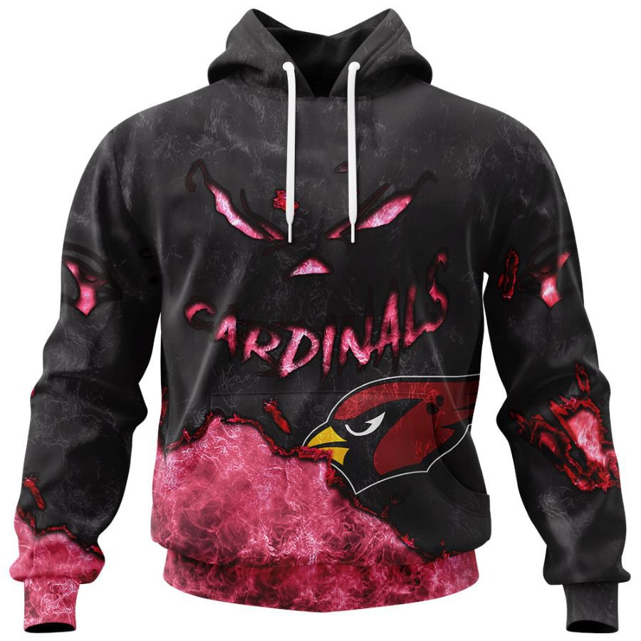 ARIZONA CARDINALS 3D HOODIE HALLOWEEN001