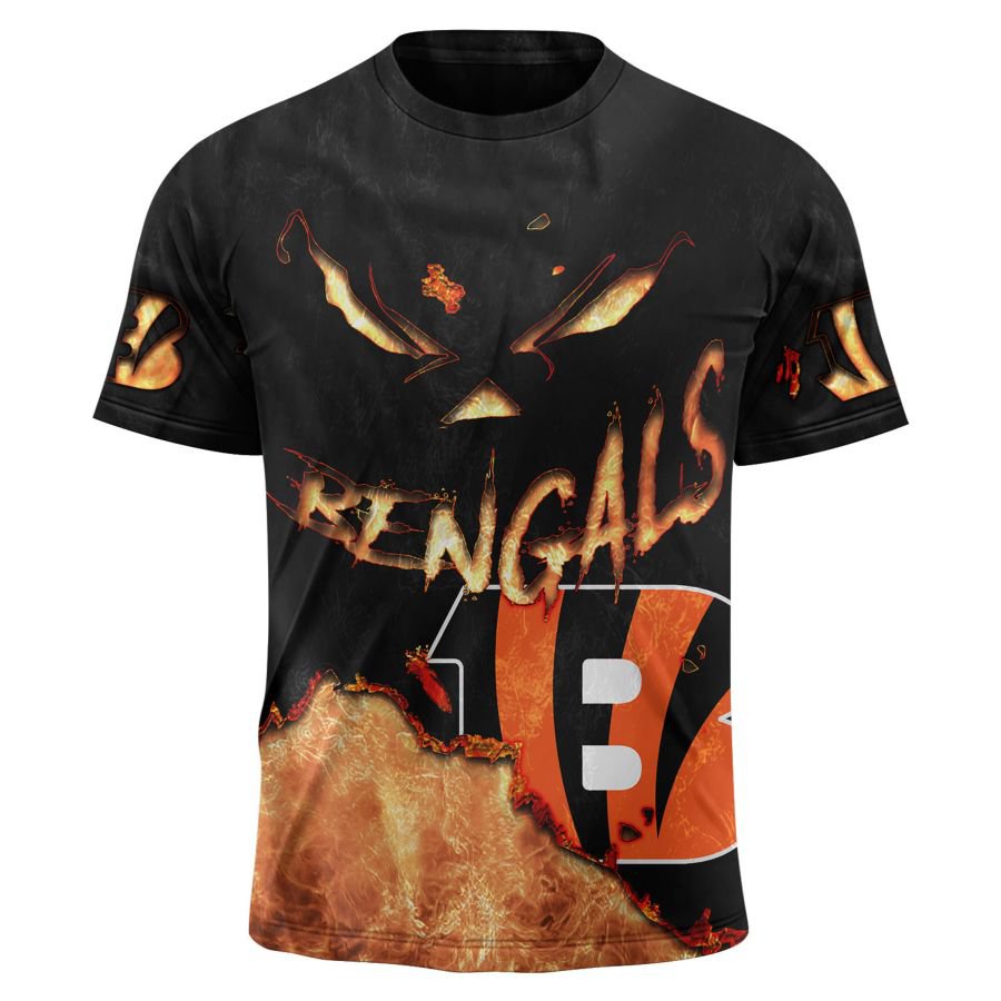 CINCINNATI BENGALS 3D HOODIE HALLOWEEN001
