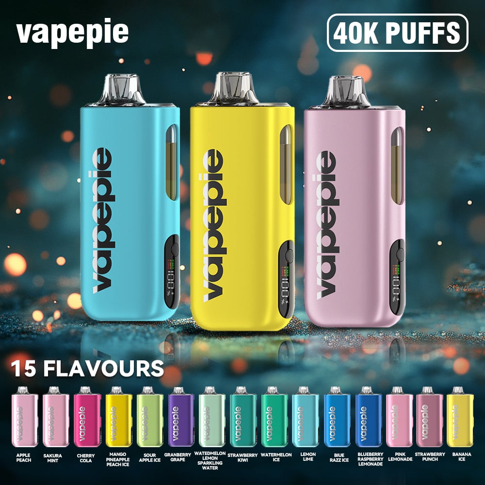 🏆VAPEPIE Max 40000 PUFFS - 💥Vape mit der größten Anzahl an Zügen aller Zeiten💥