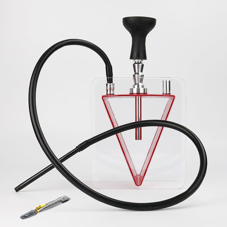 Arab New 4 colors Acrylic Hookah Set Outdoor Travel Hookah Bar KTV Shisha Pipe Chicha Smoking Tool Accessories