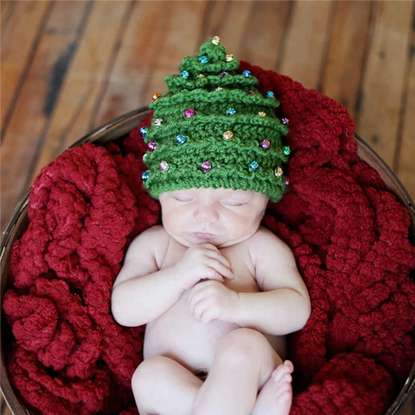 BUY 2 FREE SHIPPING - 🎄Christmas Tree Hand-Crocheted Hat🎄