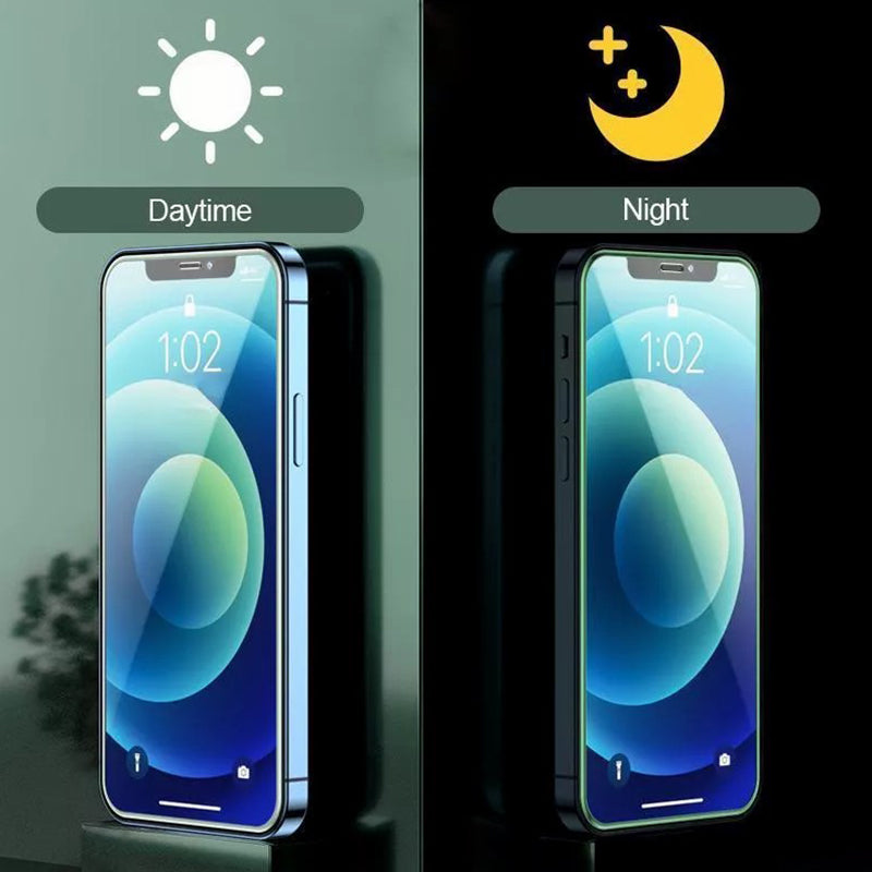 Luminous Glowing Tempered Glass Screen Protector for iPhone