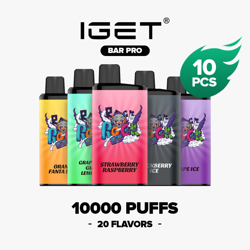 🔥Lowest Price Online for 10PCS-IGET Bar Pro 10000 PUFFS【Exclusive Australian Warehouse Deals】