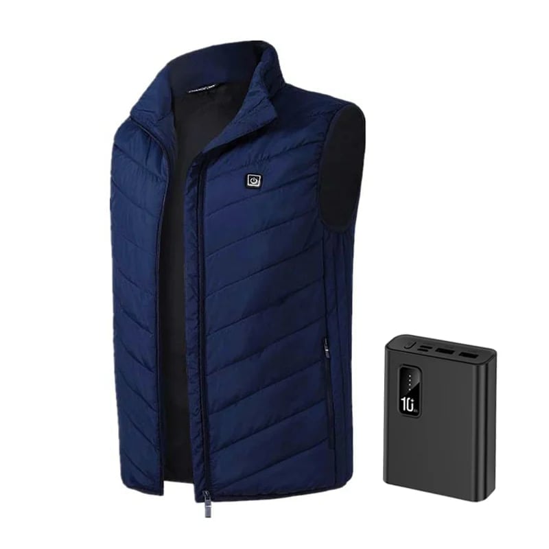 2022 Updated Version Two-touch LED Controller Heated Vest For Men & Women With Battery Pack