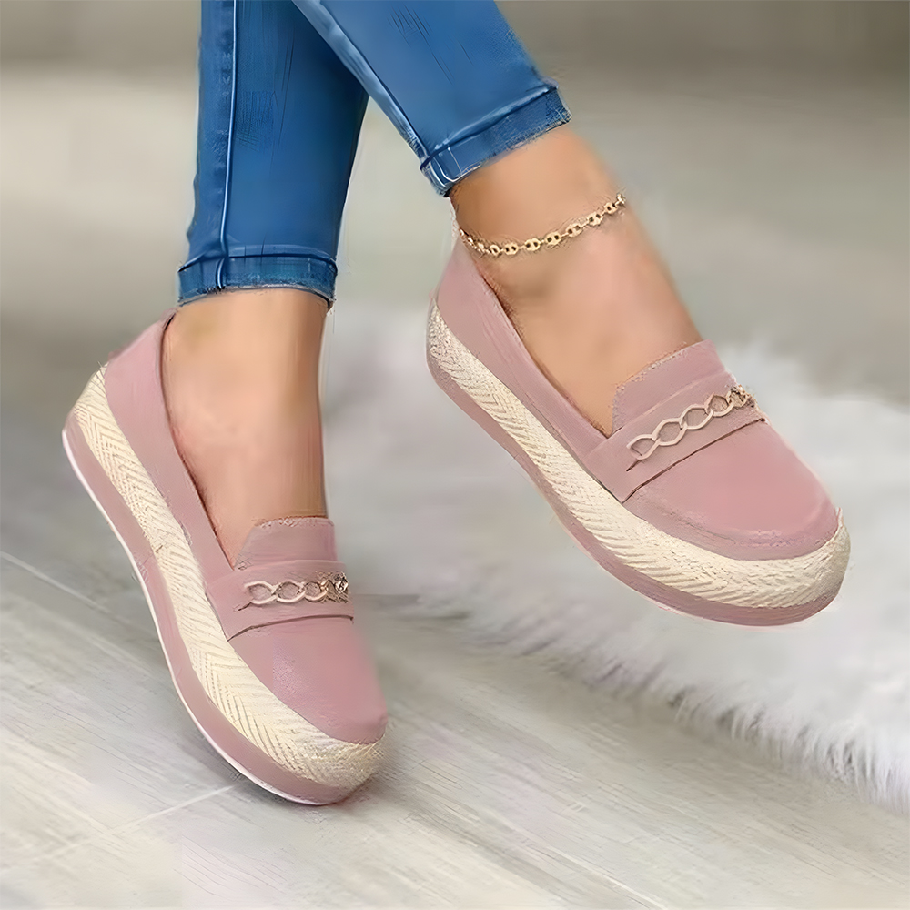 Castillotigo™ Zapatos casuales de suela gruesa de cadena nueva de primavera y verano
