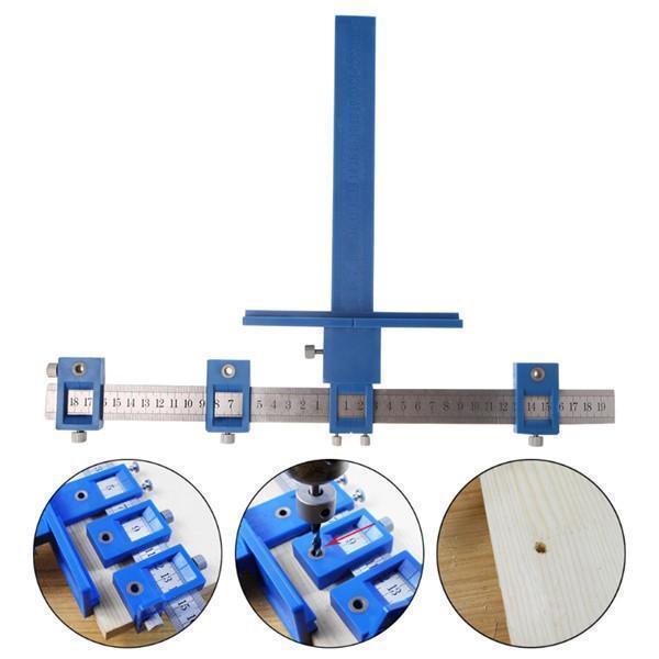 Adjustable Punch Positioning Ruler