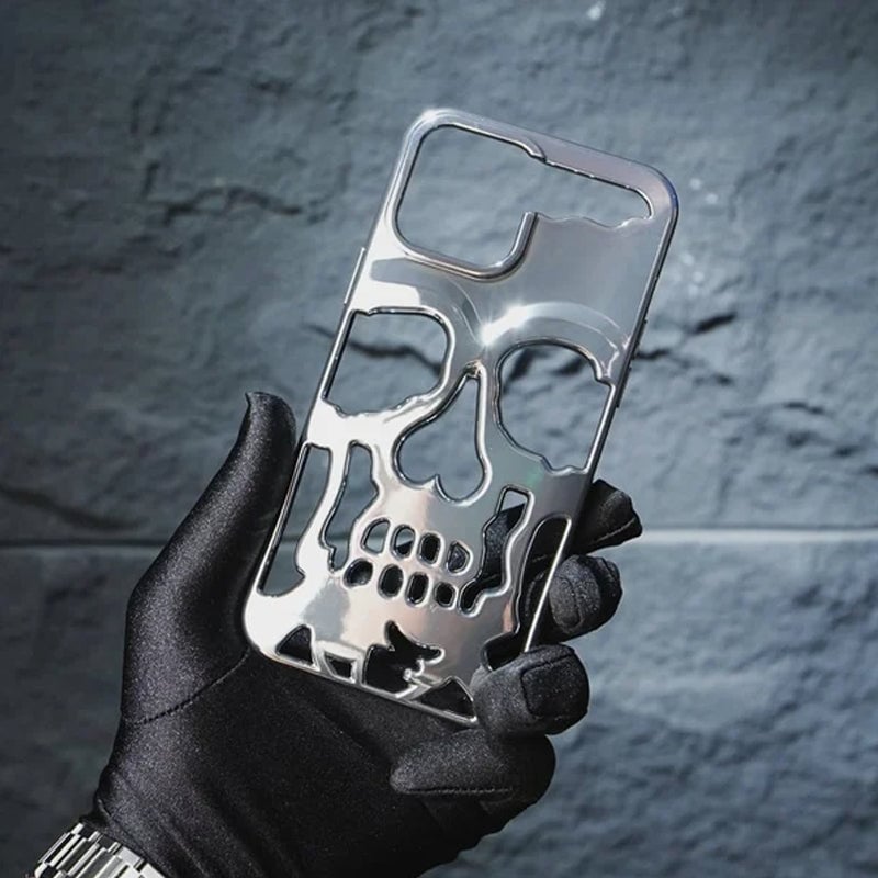 Plated Skull Case Cover For iPhone