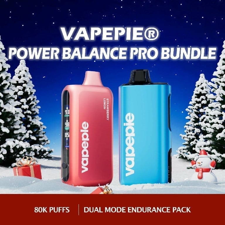 VAPEPIE Power Balance Pro Kit, 80000 Puffs (Big Empire1 and Ghost Air1), Disposable Vape