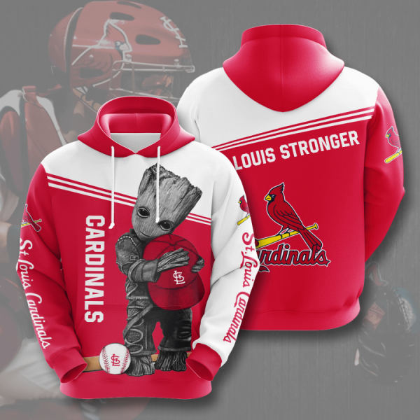 ST. LOUIS CARDINALS 3D HOODIES SLC014