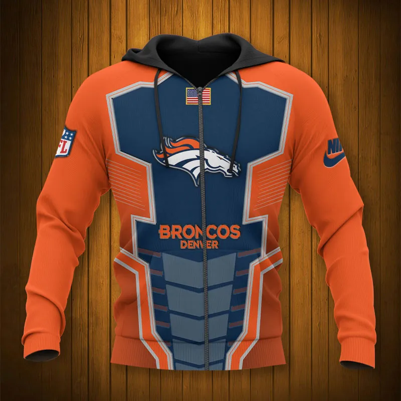DENVER BRONCOS 3D HOODIE TTB4308