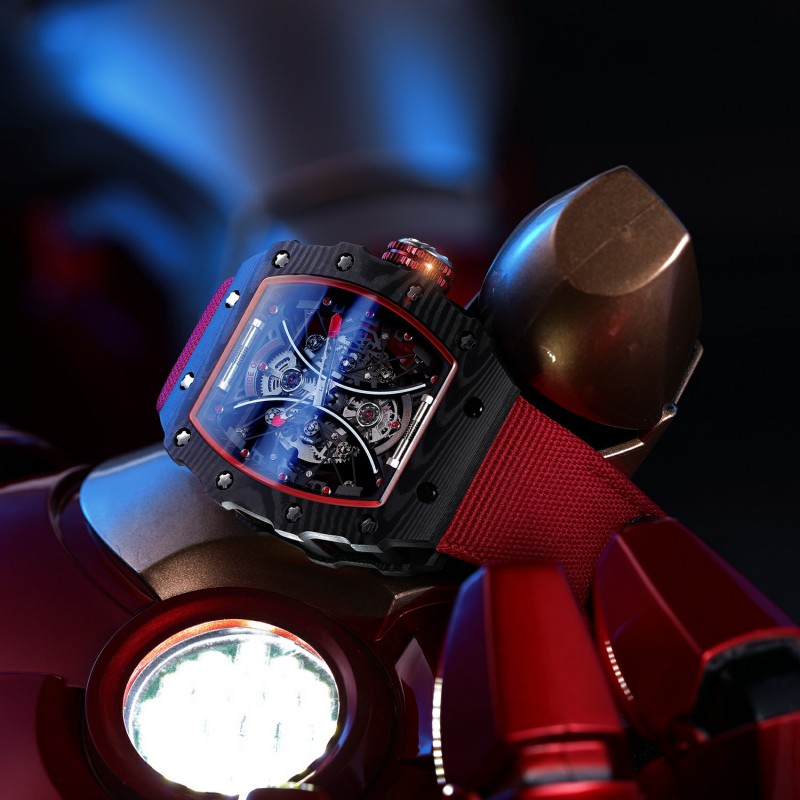FM602 Automatic Watches Luxury Sapphire Mirror Skeleton Mechanical Watch