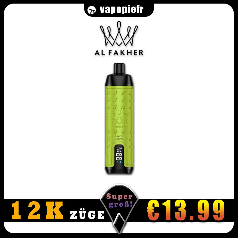 💥Unsere besten Deals💥AL FAKHER 12000 PUFFS Crown Bar
