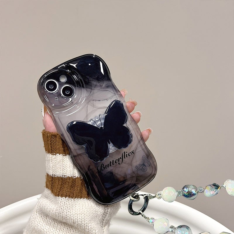 Shockproof Wave Edge Butterfly Case for iPhone