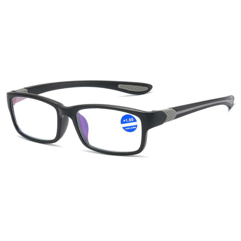 TWO-COLOR FRAME SPORTS ANTI-BLUE LIGHT READING GLASSES