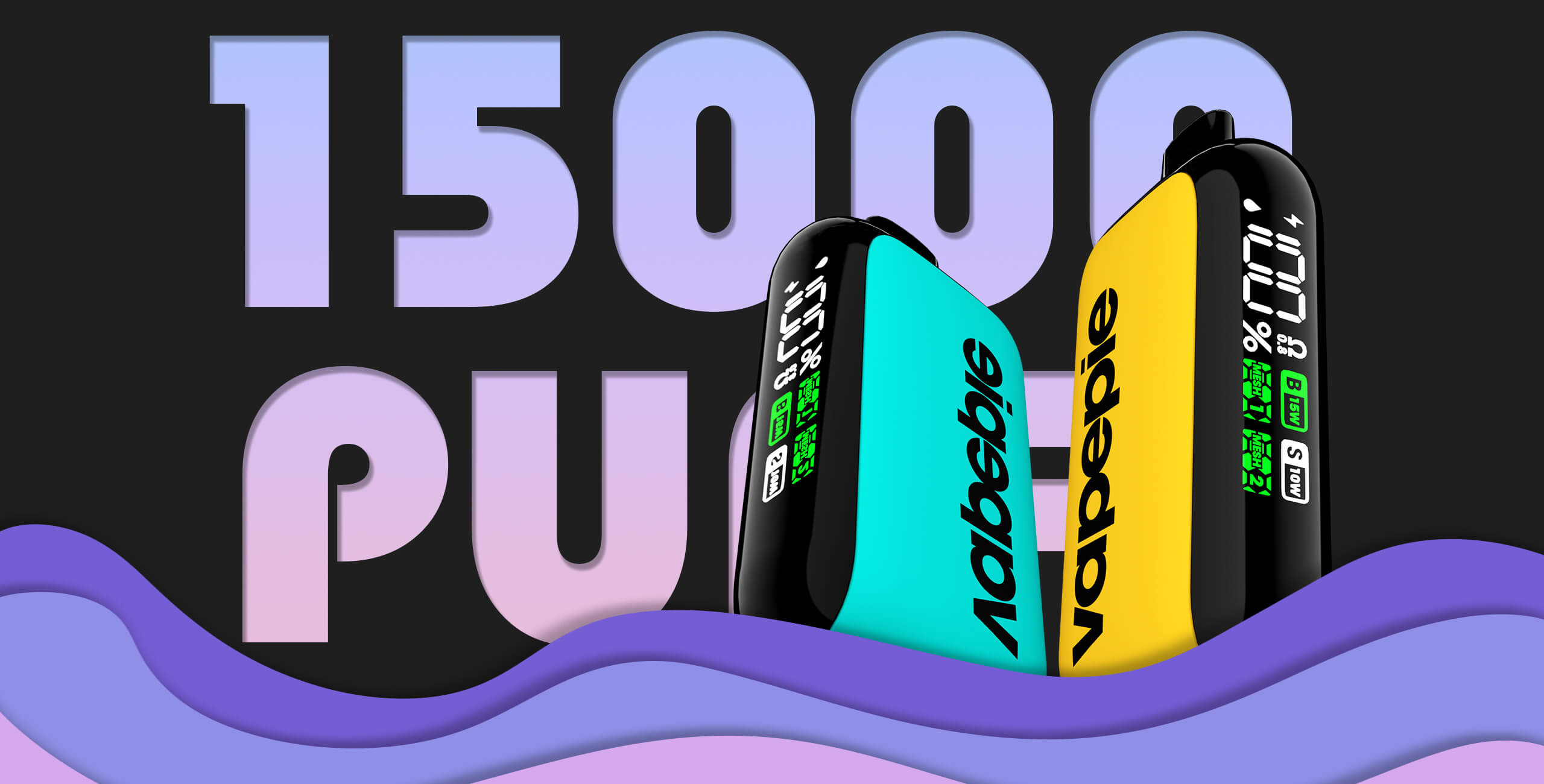 Vapepie Ag 15000 Puffs Vape mit Display