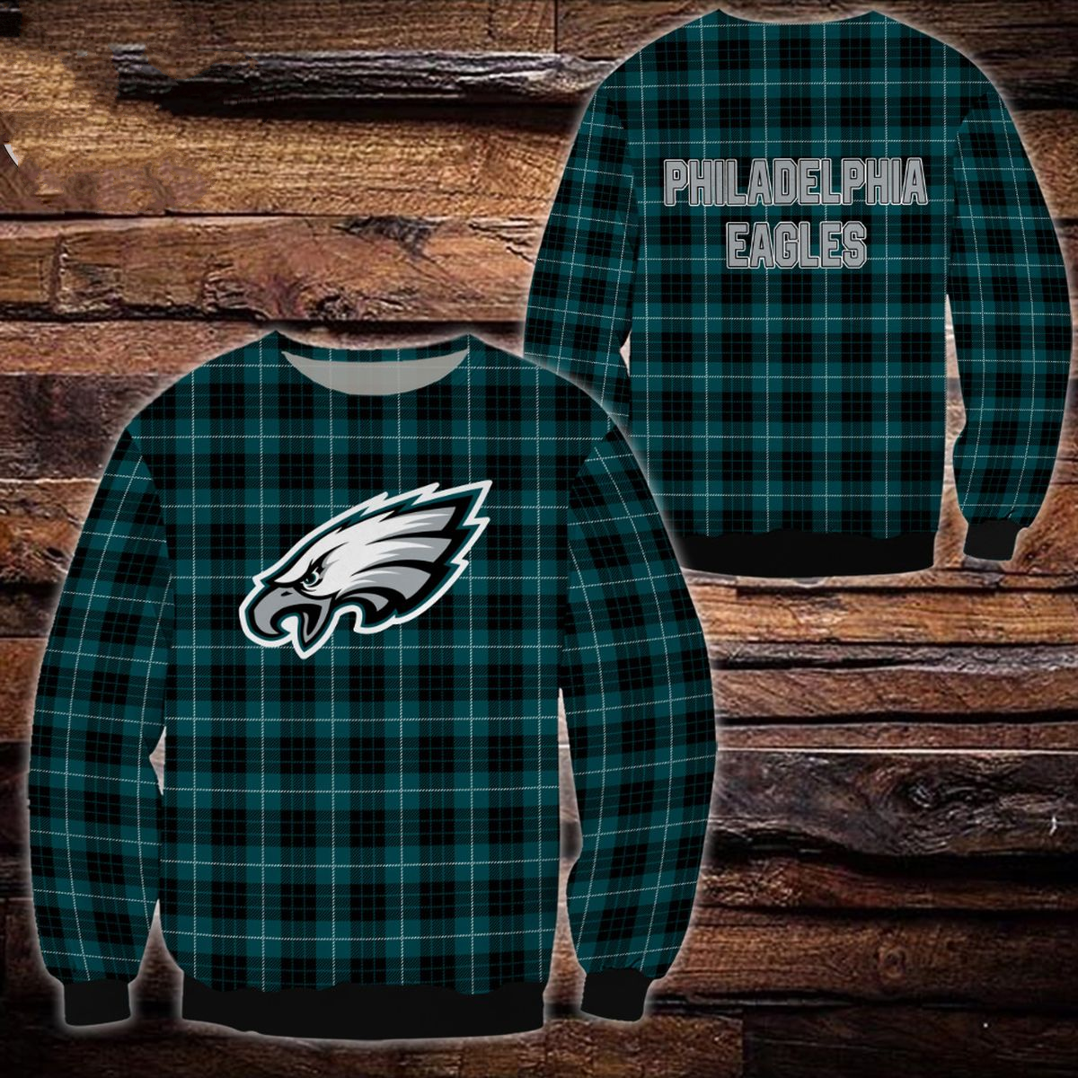 PHILADELPHIA EAGLES 3D HOODIE SKULL108