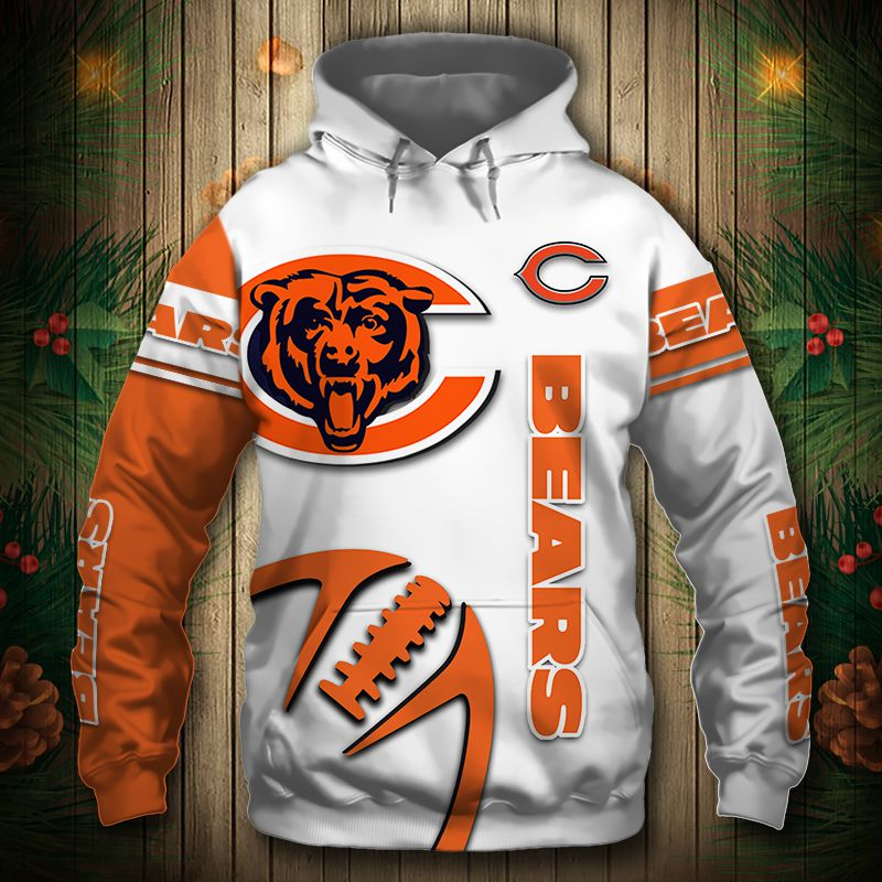 CHICAGO BEARS 3D HOODIE CCBB004