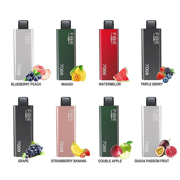 FIBIE 7000 Puffs Disposable Vapor Wands(10 Flavors Collection)