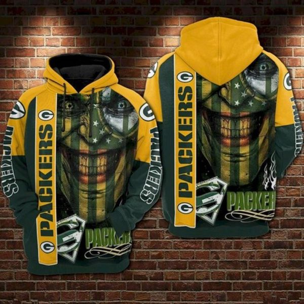 GREEN BAY PACKERS 3D HOODIE AGBP13