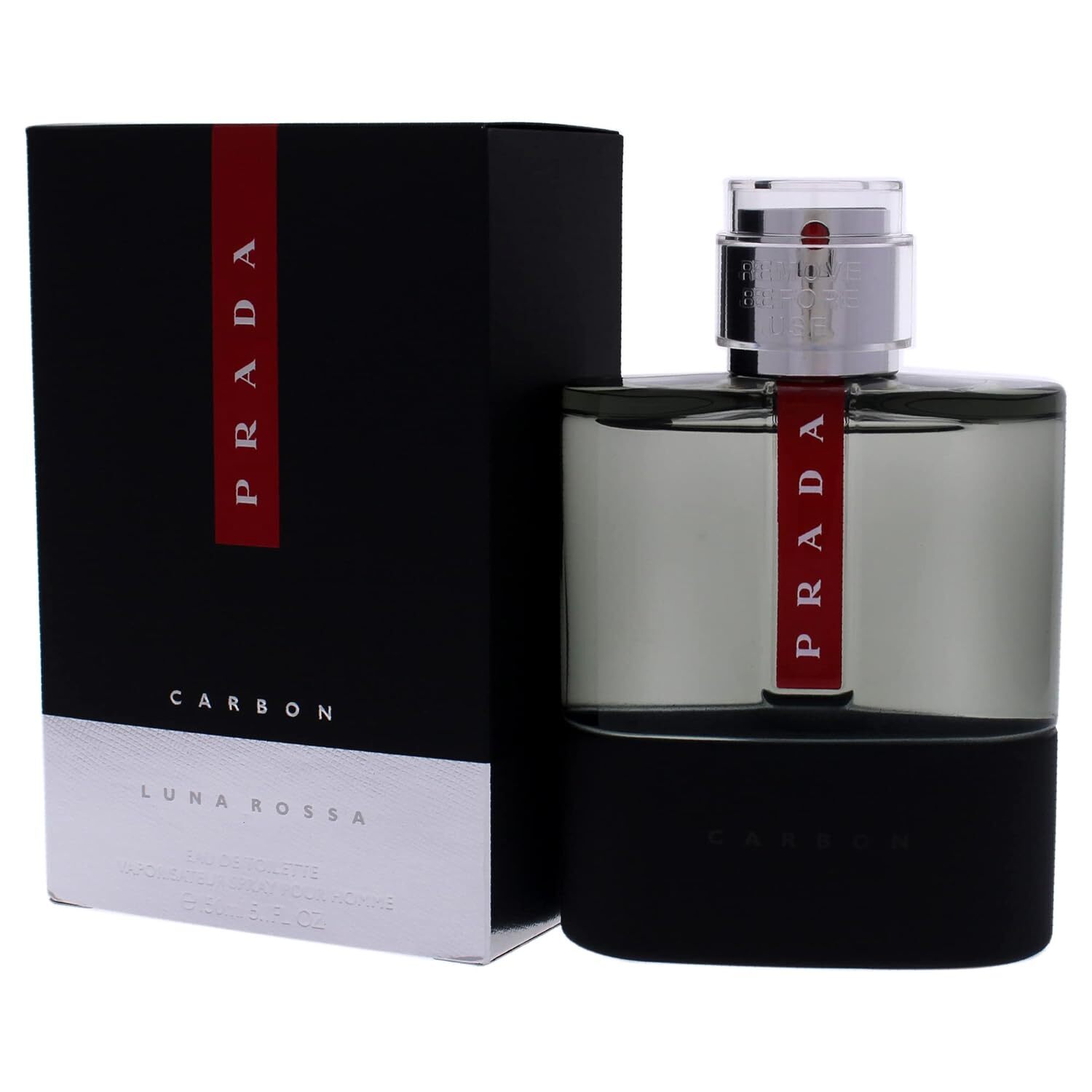 Prada Luna Rossa Carbon Eau De Toilette Spray 100Ml, Multi, 3.4 Ounce