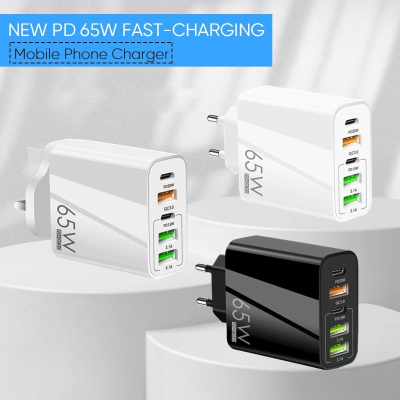 ✨Multi Port Adaptor 65W Fast Charger - US Standard