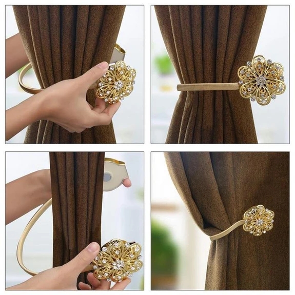 Magnetic Curtain Buckle- Simple & Elegant Appearance