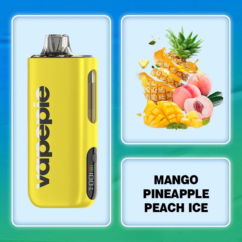 MANGO PINEAPPLE PEACH ICE&VAPEPIE Max 40000 PUFFS