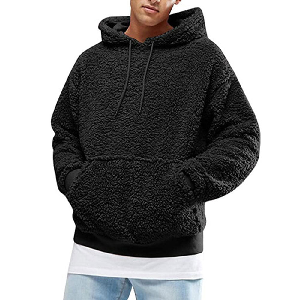 Castillotigo™ Suéter cálido con capucha de lana para hombre de otoño e invierno