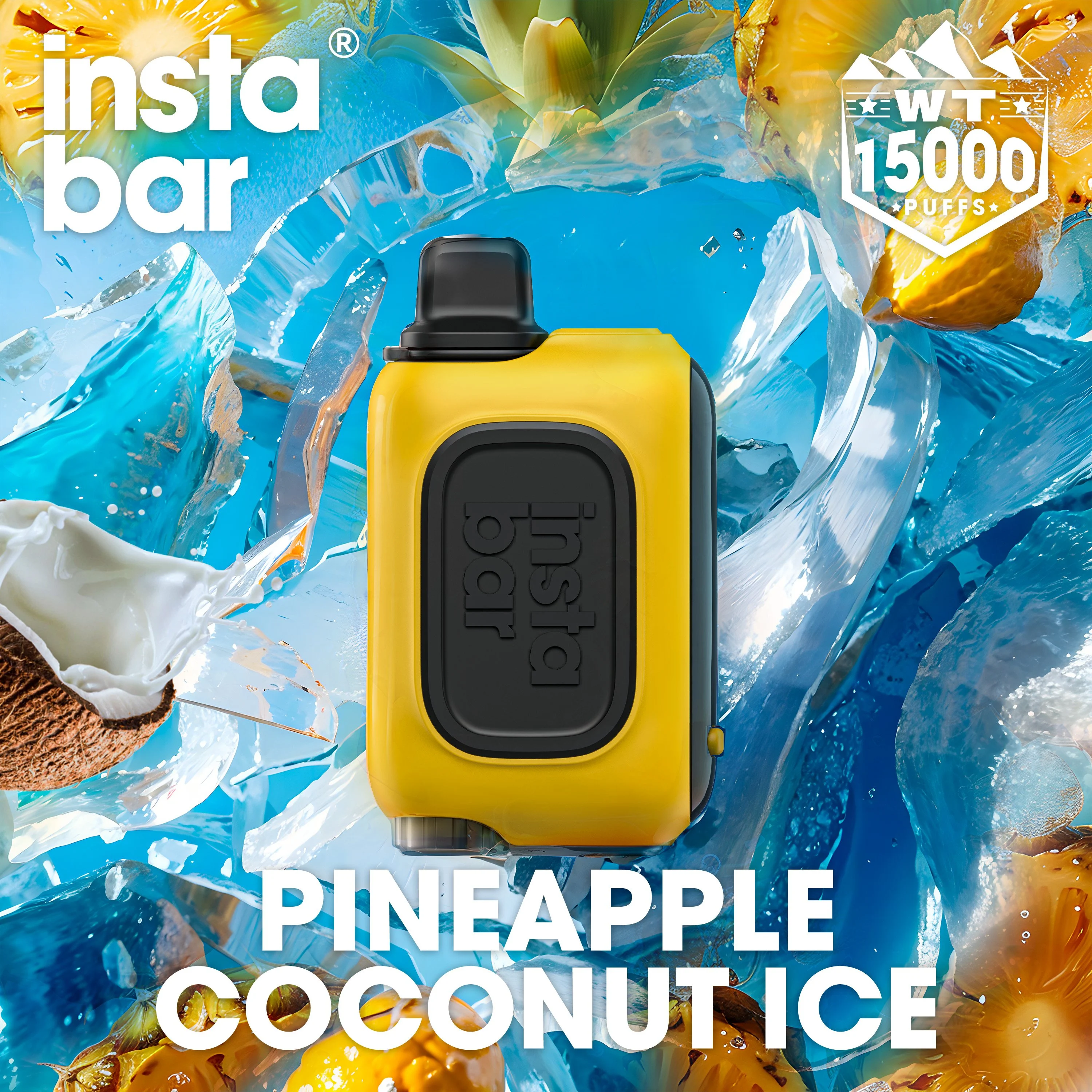 Pineapple Coconut Ice&INSTABAR WT15000 PUFFS