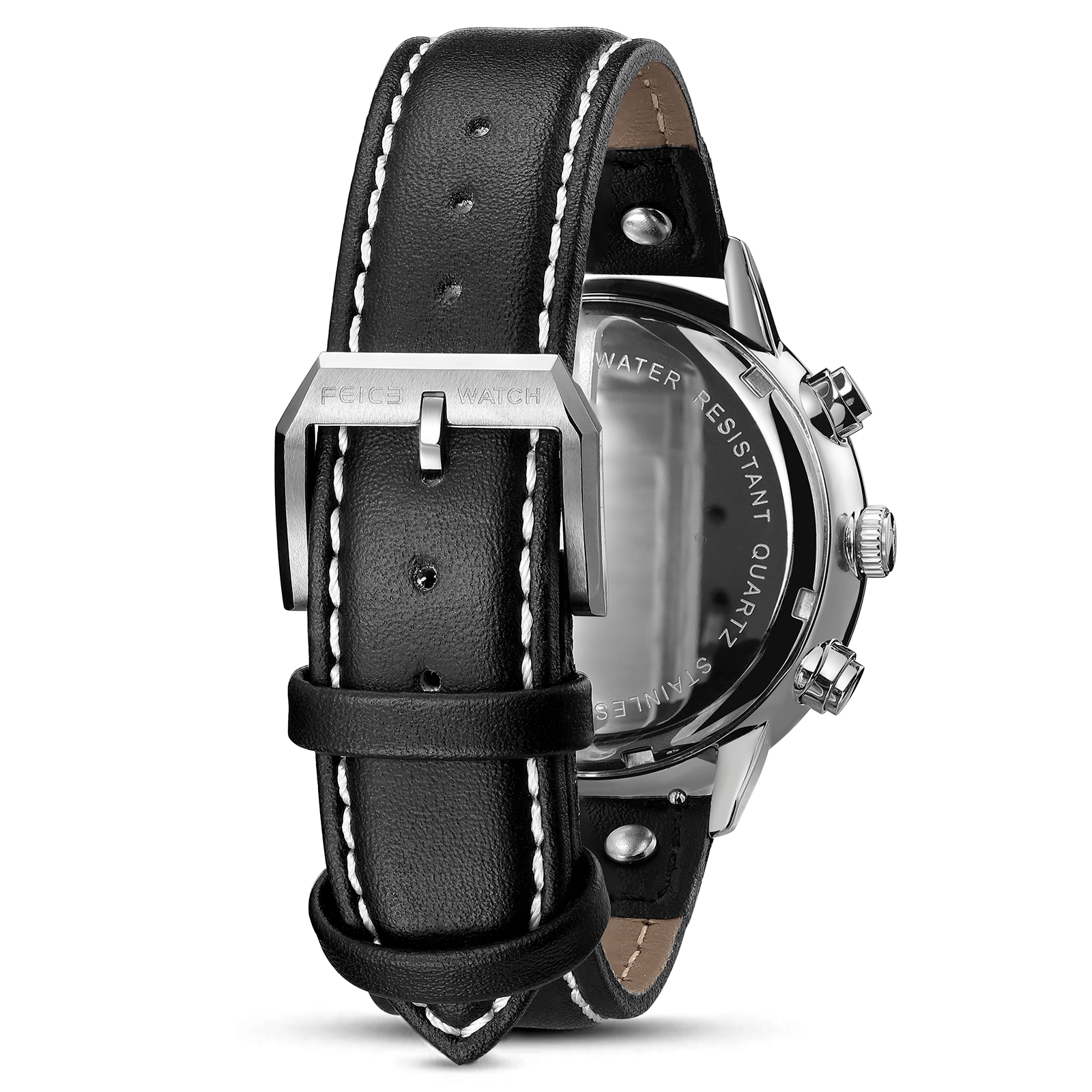 FEICE FS303 Men's Wrist Watch with Japanese Quartz Movement Date Multifuntion Display